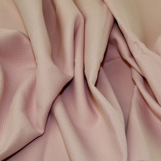 Deadstock Basket Weave Coating Fabric Pink
