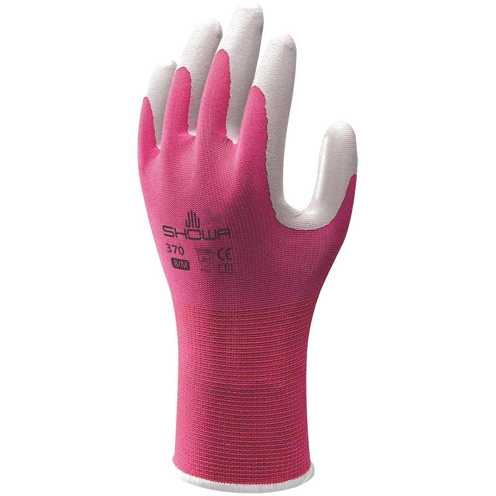 Kew Gardens Multi Purpose Nitrile Coated Gardening Gloves Pink M