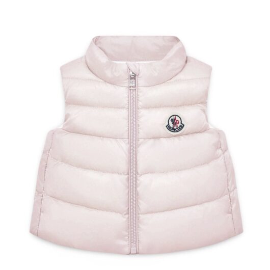 MONCLER ENFANT BABY HIVA GILET Size: 2Y, colour: PINK