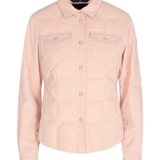MONCLER GRENOBLE WOMENS NANGY SHIRT JACKET Size: 3, colour: PINK