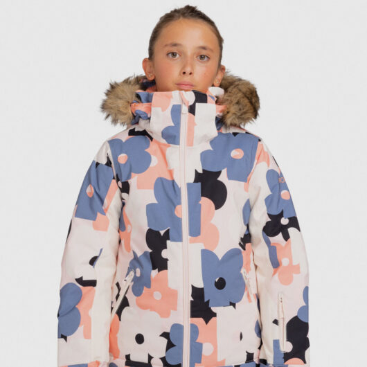 Roxy Pie Jacket - Pink Print - 12 Years