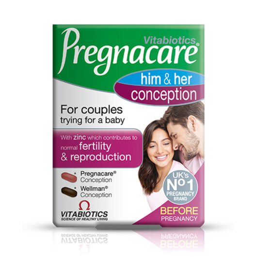 Vitabiotics Pregnacare Him & Her Conception 30 Tablets + 30 Tablets